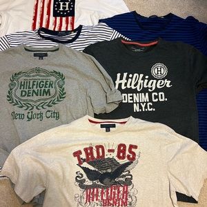 Ralph Lauren/Tommy Hilfiger lot of 6 Tee Shirts, size XL.
